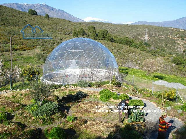 Transparent dome tent