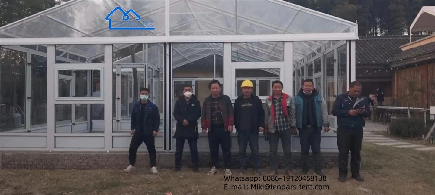 glass tent