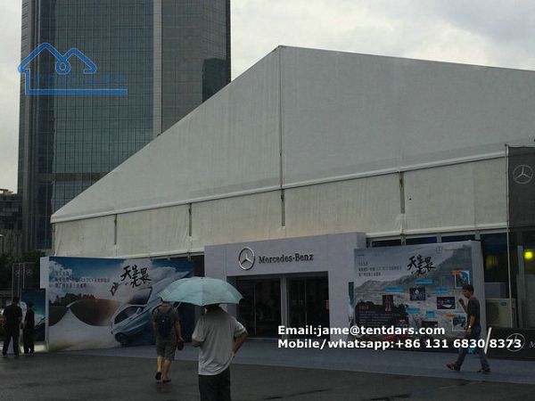 40 Meter Clear Span Huge Trade Show Tents With AC Or Heater For Expo Event